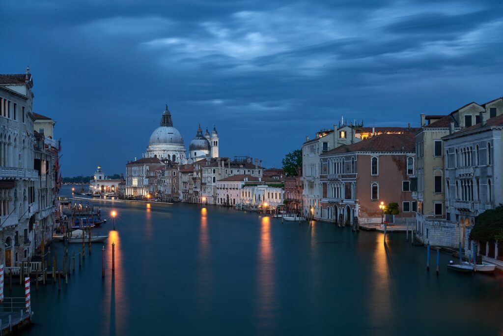 Itálie Benátky romantika